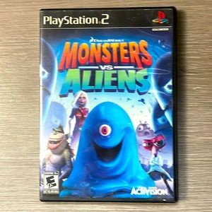 Monsters vs Aliens Game Case PS2